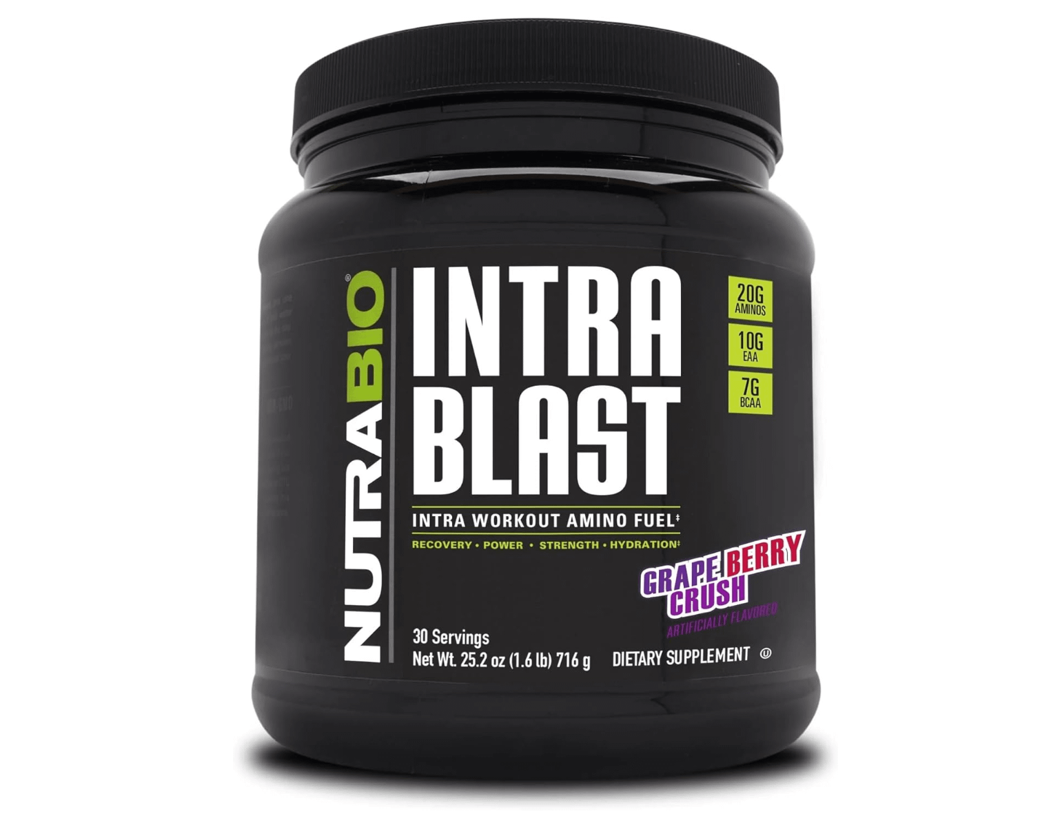 NutraBio Intra Blast and Pre-Workout Powder, Advanced Electrolyte Performance Drink, Amino Acid Recovery, EAA/BCAA Formula